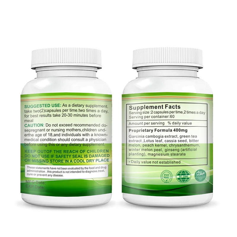 60 pills Slim Loss weight Teng - Garcinia Cambogia Extract incelemesi ve fiyatı