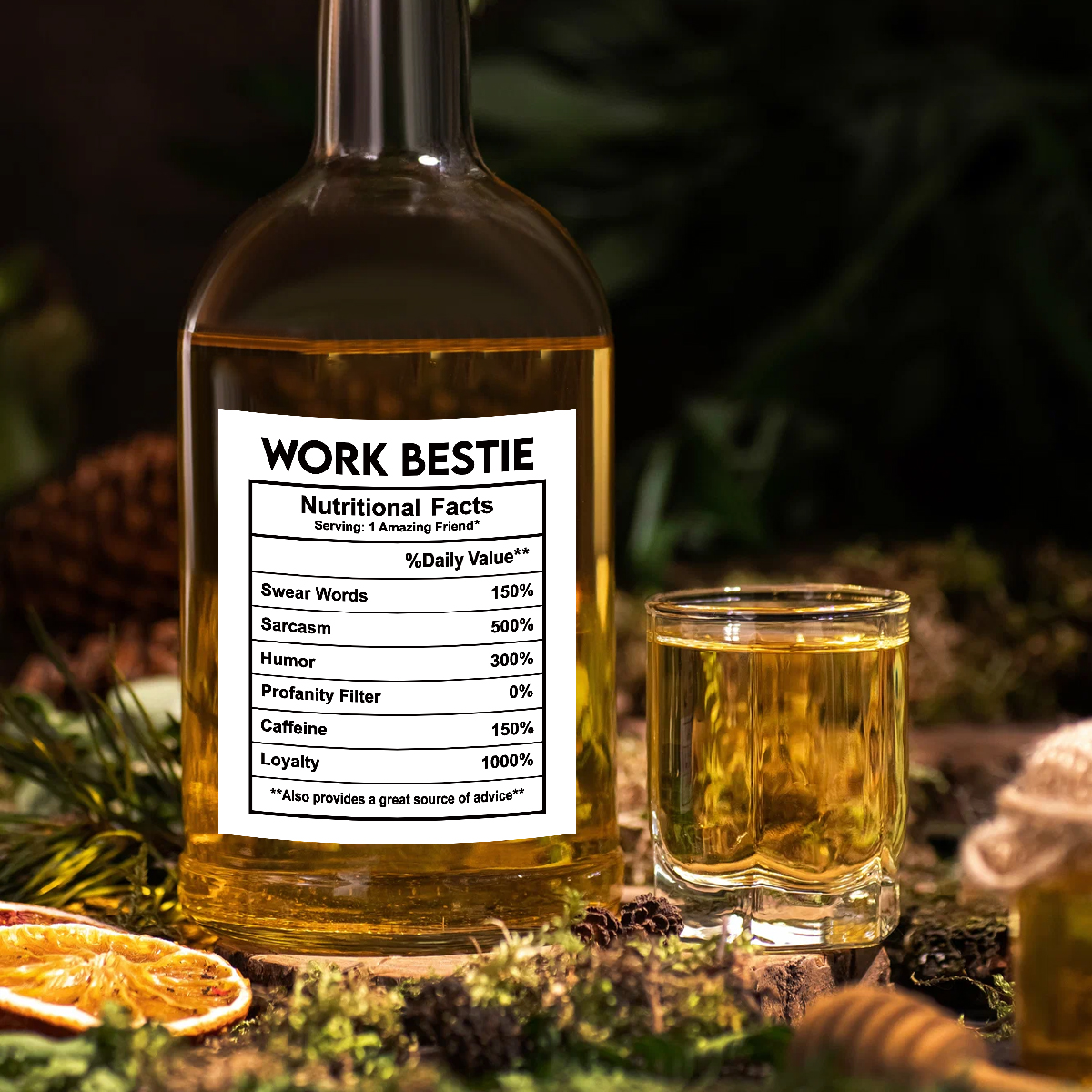 4pcs Funny Work Bestie Wine Bo - Nutrition & Fitness Class incelemesi ve fiyatı